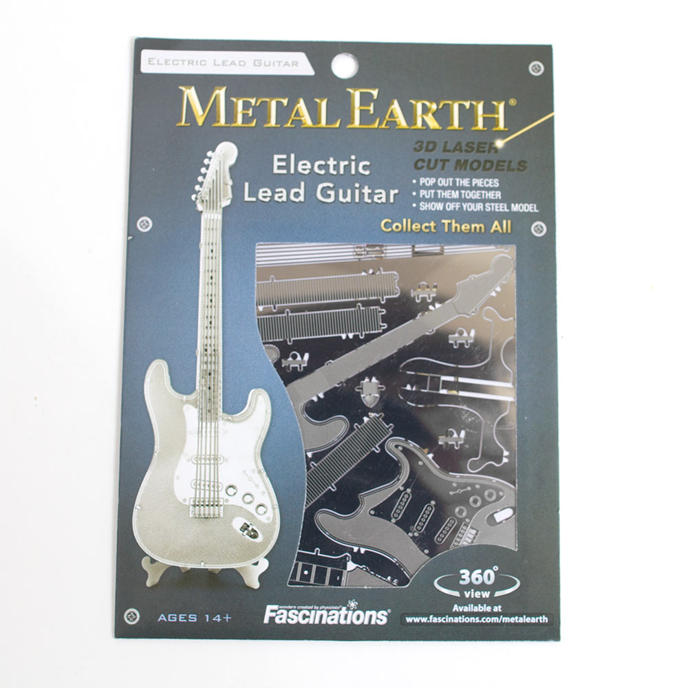 Metal Earth, Toys & Figurines, Metal, Art & School, Lead Guitar, 2386